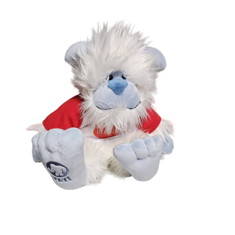 Yeti white stuffed toy plush 10in tall